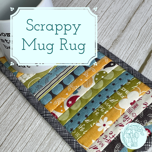 Scrappy Mug Rug Tutorial