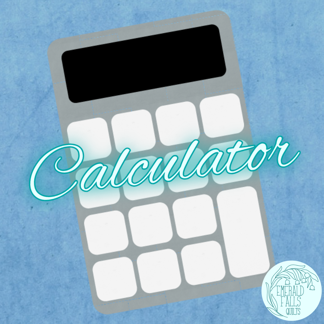 Handheld Calculator - #QuiltBlockMania