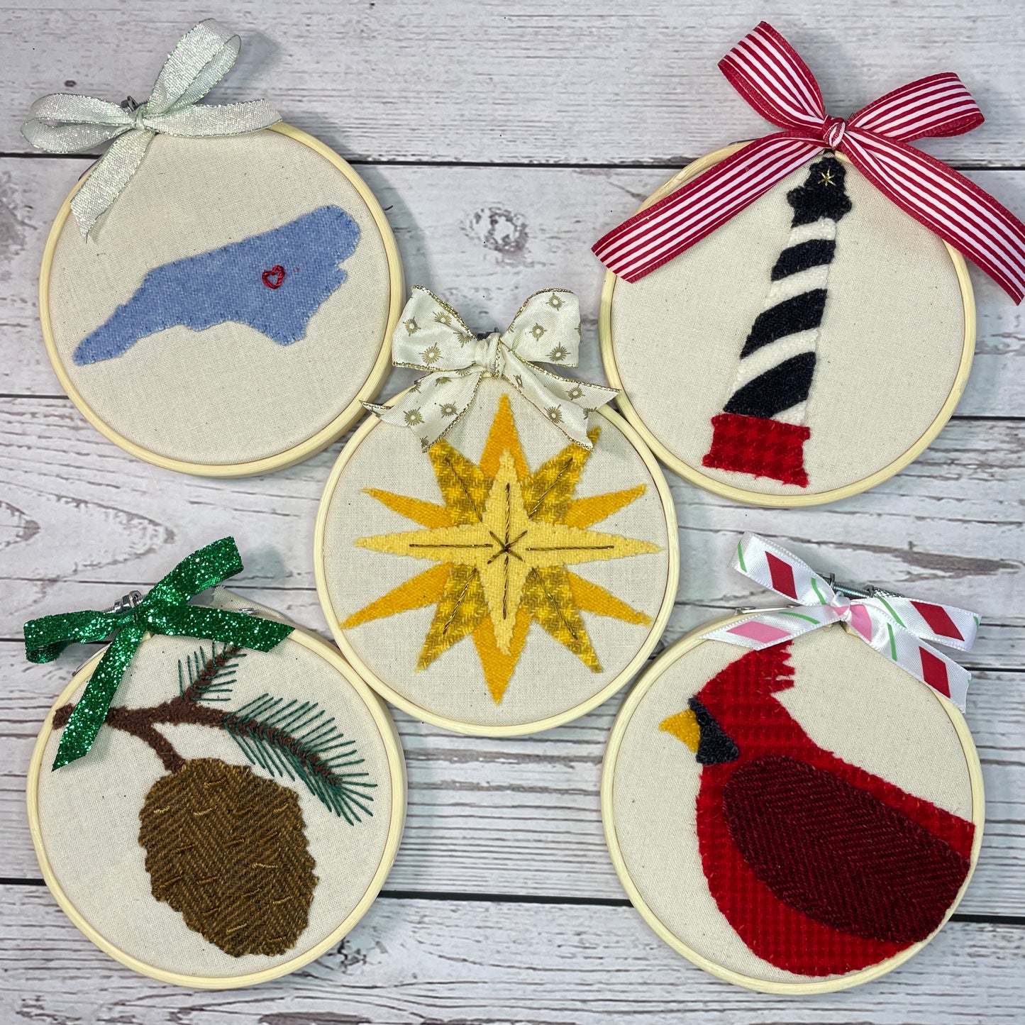 Christmas in Carolina Ornaments Pattern - Digital PDF