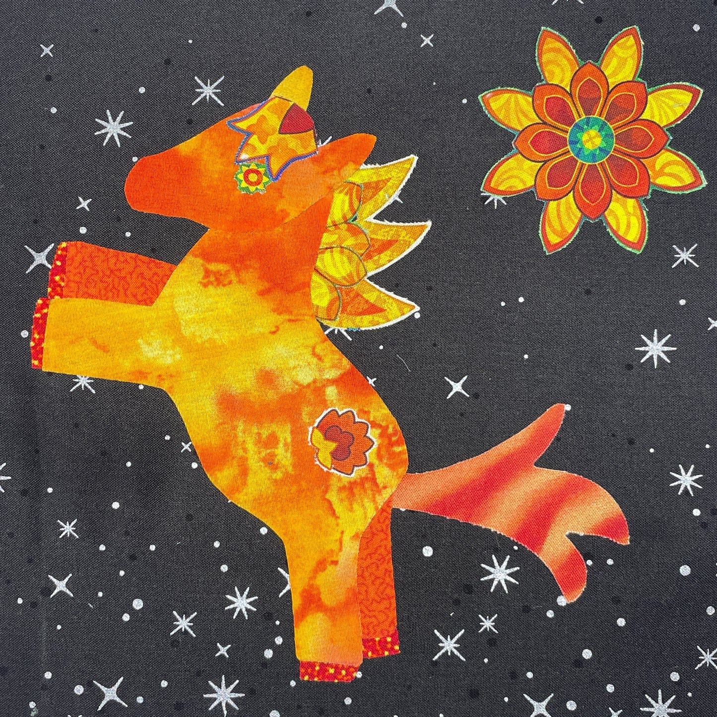 Fire Horse Mini Collage Pattern - DIGITAL PDF