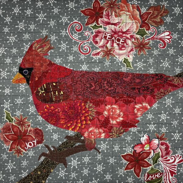Ozzie Cardinal Collage Quilt Pattern - DIGITAL PDF