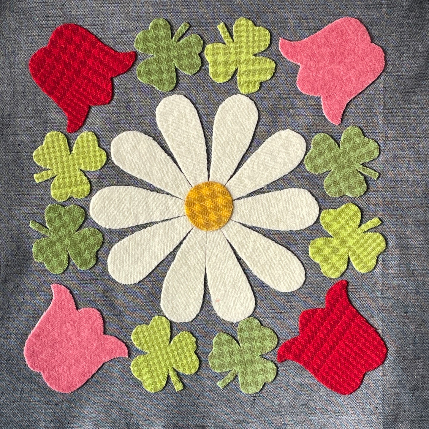 Daisy & Shamrocks Wool Kit