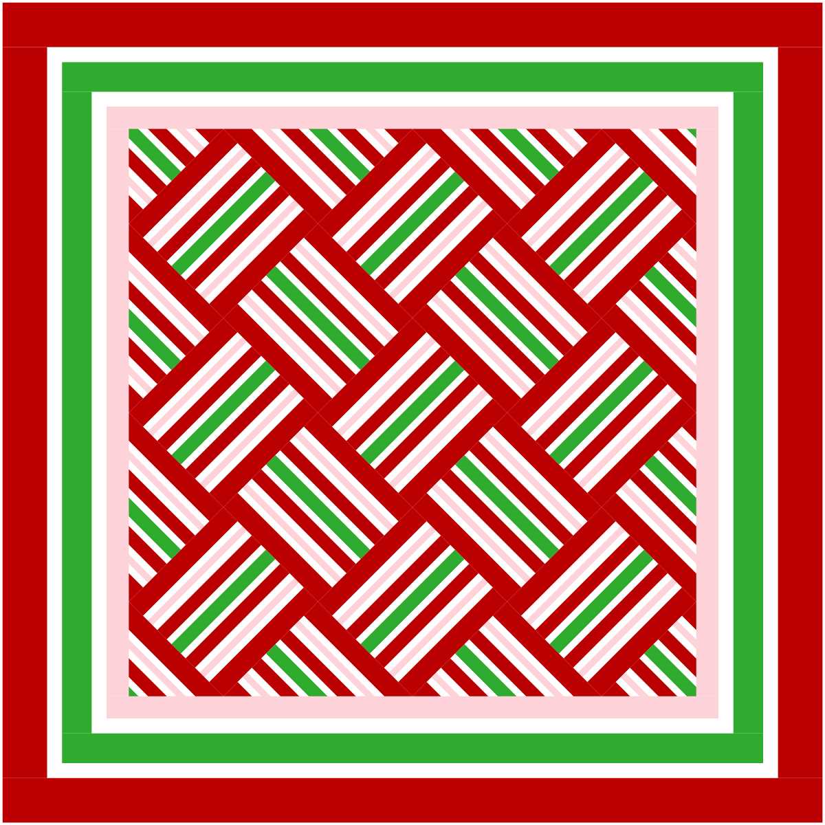 Ribbon Candy Digital PDF Pattern