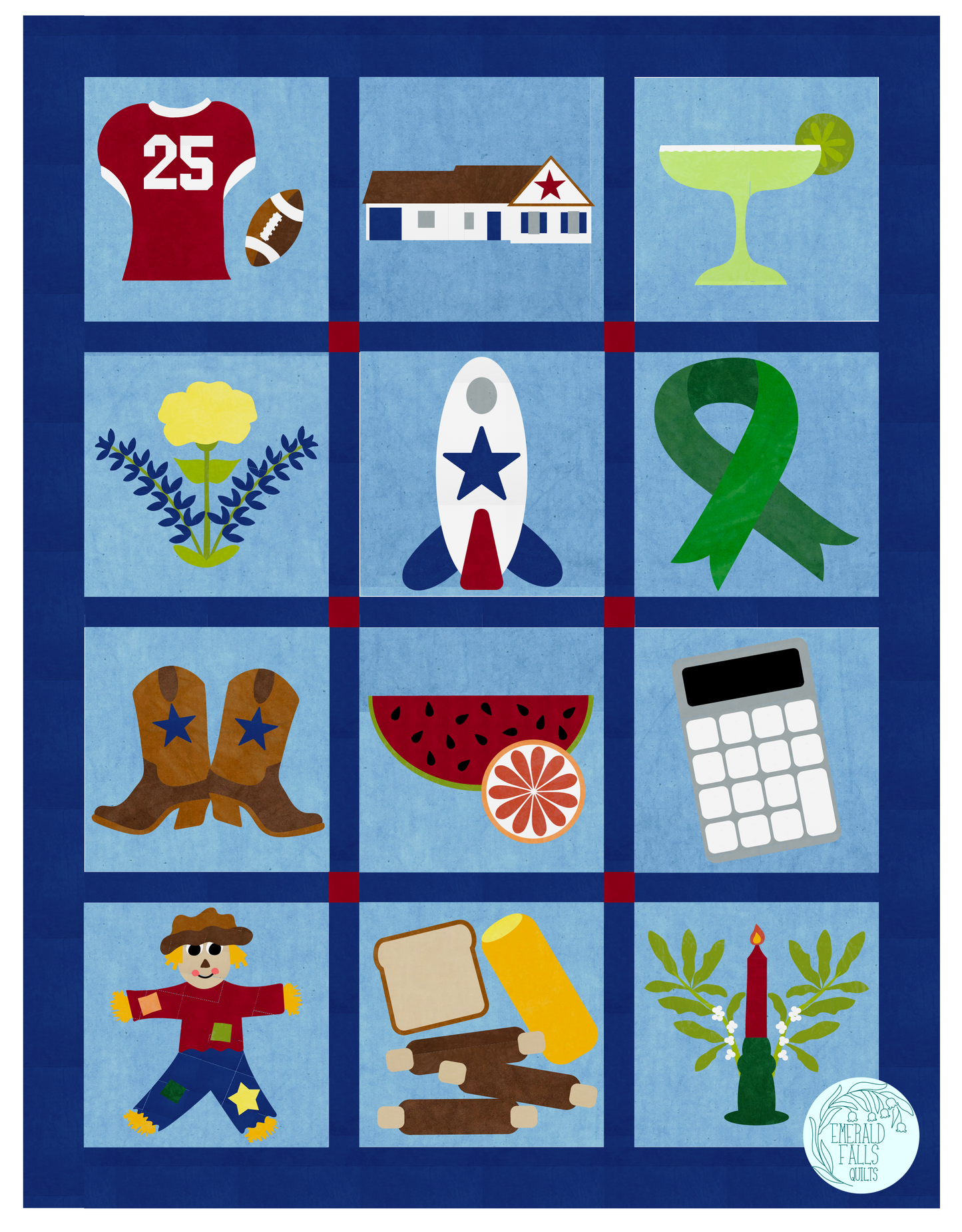 2025 Texas #QuiltBlockMania Pattern Bundle - Digital Download