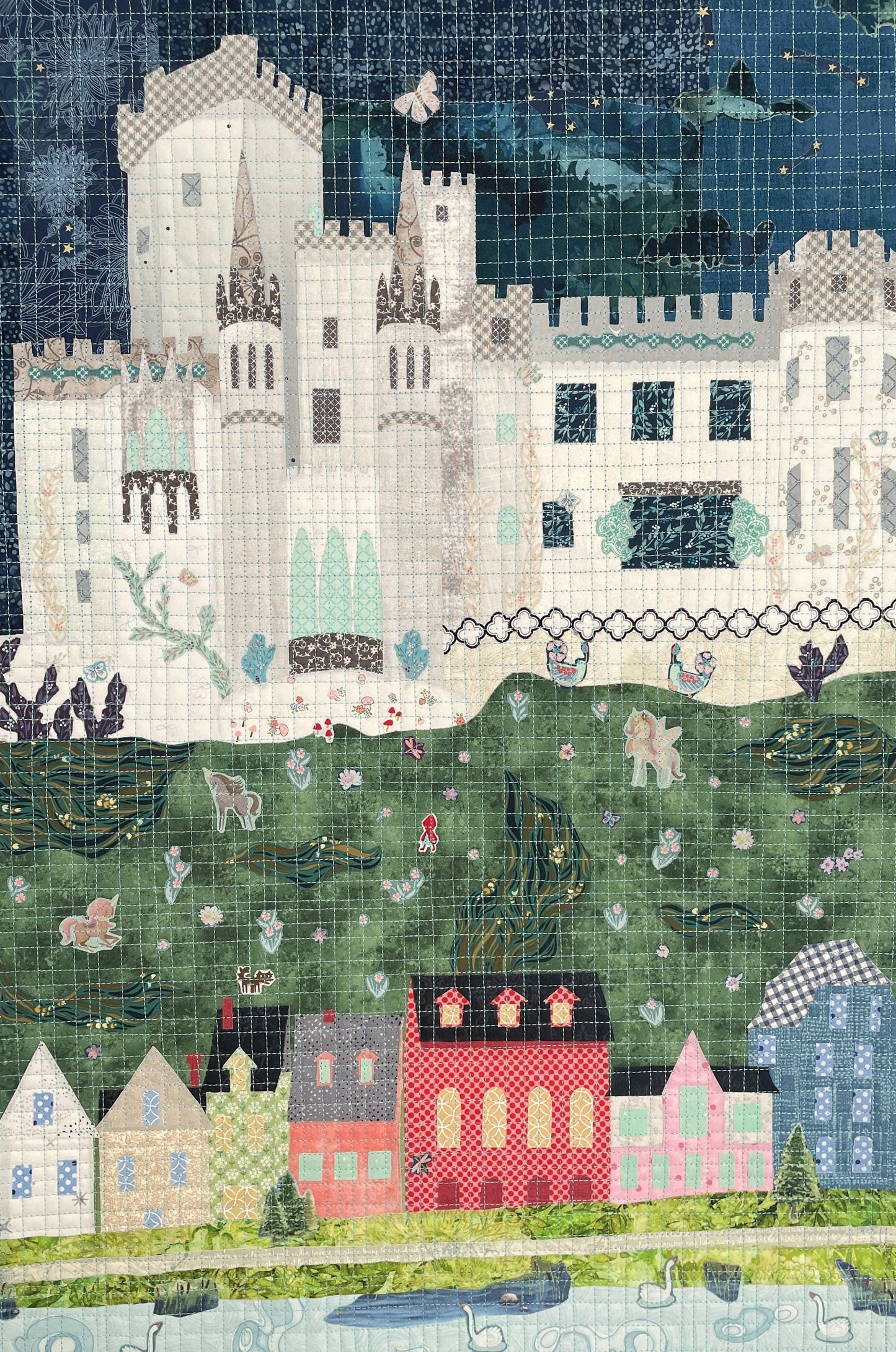 Viking View Collage Quilt Pattern - PAPER