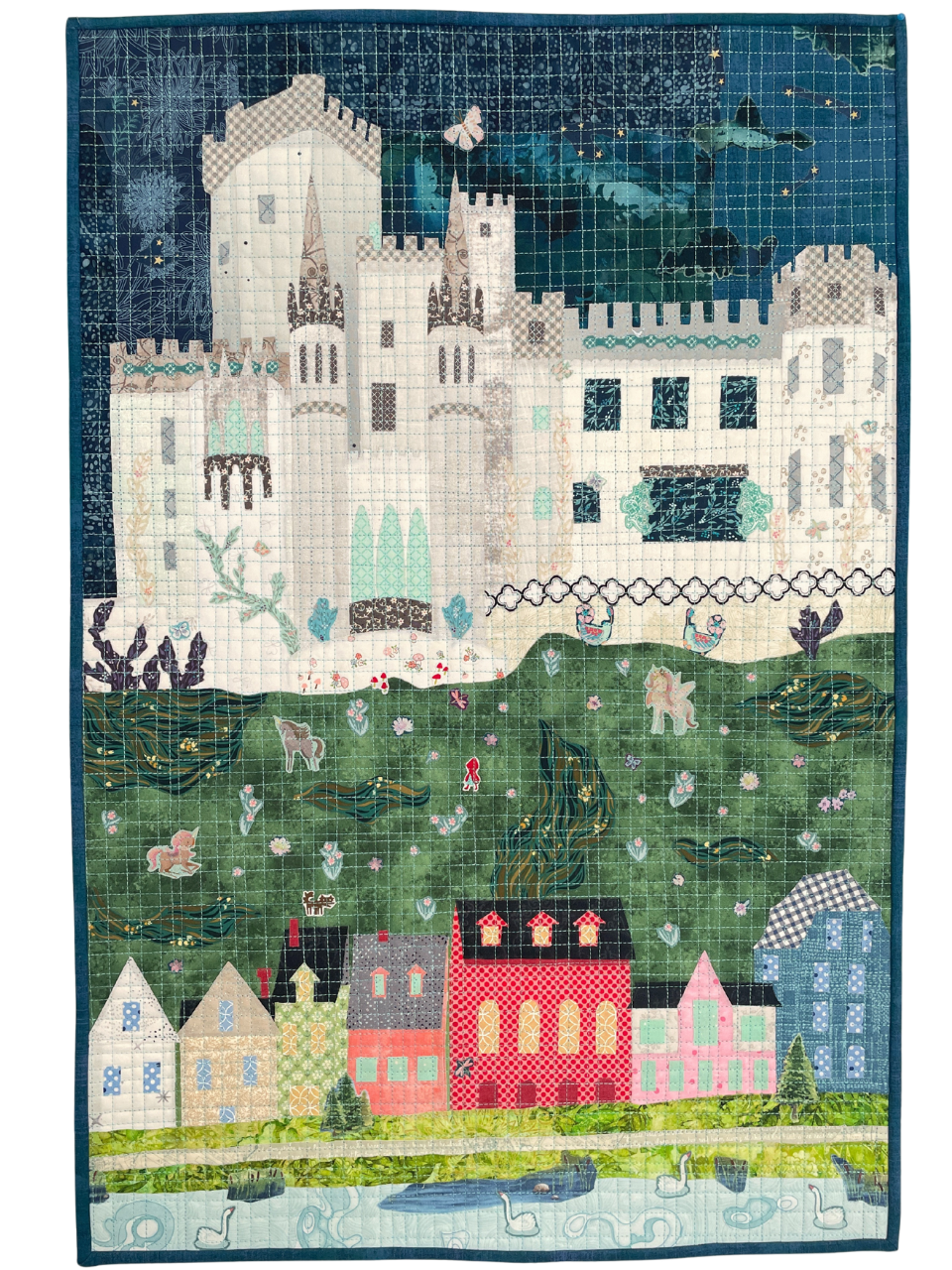 Viking View Collage Quilt Pattern - PAPER