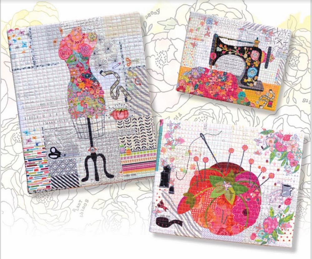 Teeny Tiny Group #5 Collage Quilt Pattern by Laura Heine - PAPER