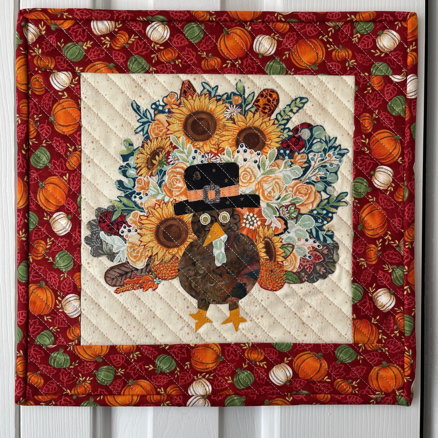 Whatevers! Turkey Collage Quilt Pattern by Laura Heine - PAPER