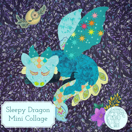 Shading Collage Quilts with the Sleepy Dragon Pattern