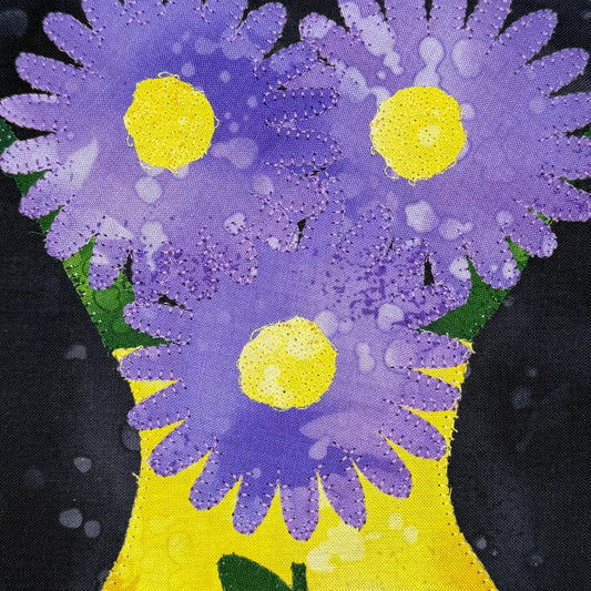 Stipple Stitch for Decorative Machine Appliqué