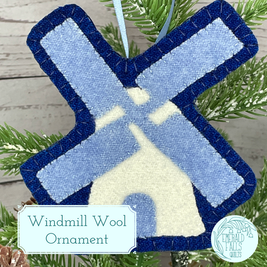 Windmill Wool Ornament