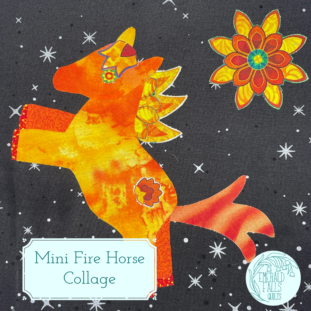 The Year of the Fire Horse: A Fun Mini Collage Project
