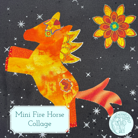 The Year of the Fire Horse: A Fun Mini Collage Project