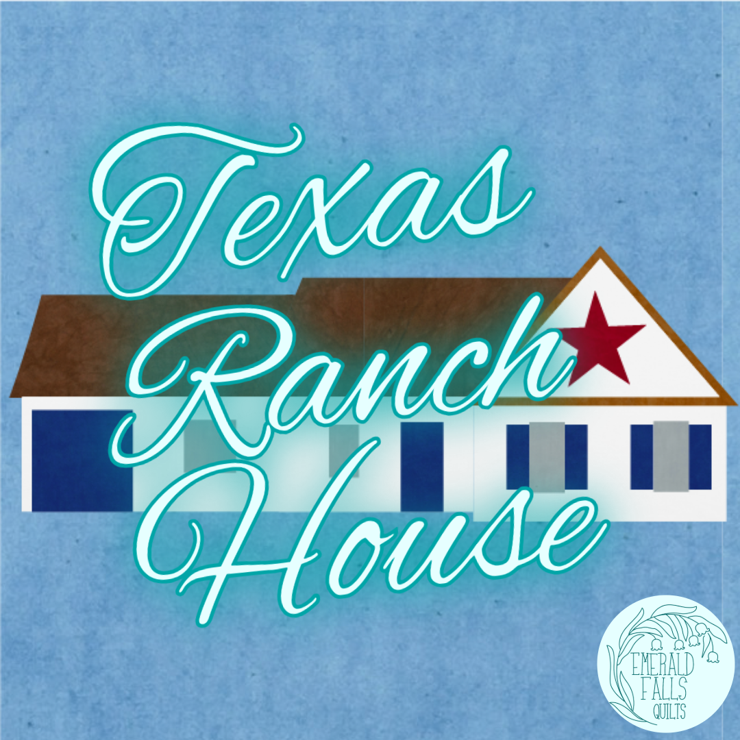 Texas Ranch House-#QuiltBlockMania