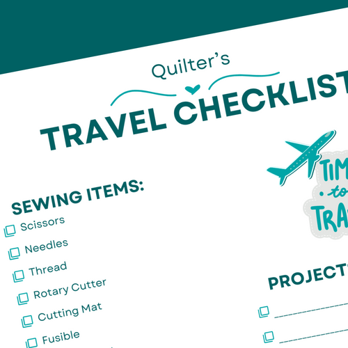 Quilter's Traveling Checklist
