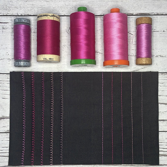 Understanding Thread Weights for Quilting
