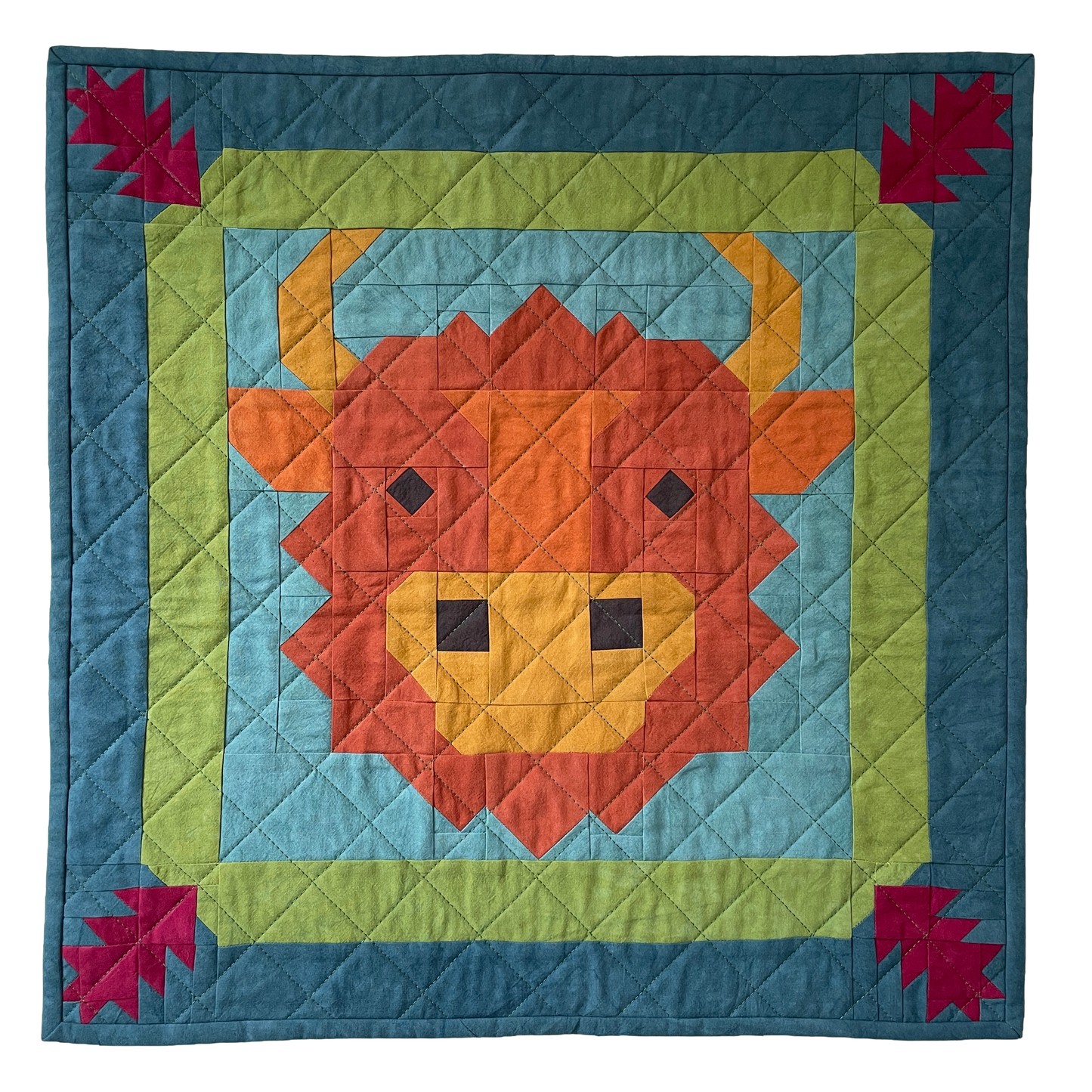 Where the Buffalo Roam - Mini Quilt Pattern (Digital PDF)