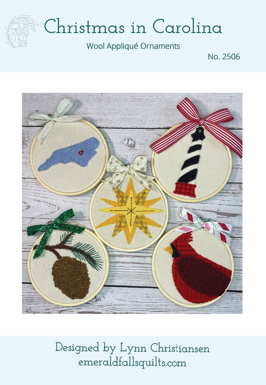 Christmas in Carolina Ornaments Pattern - Digital PDF