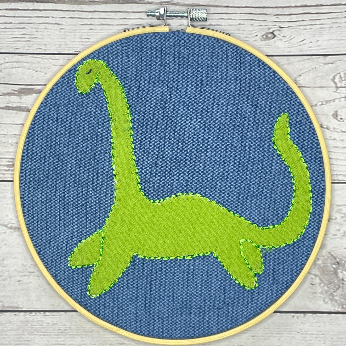 Nessie - Wooly Flourish Cryptid Pre-Cut Wool Appliqué Kit
