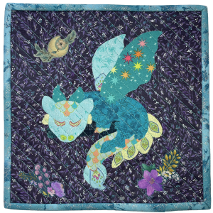 Sleepy Dragon Mini Collage Pattern - DIGITAL PDF
