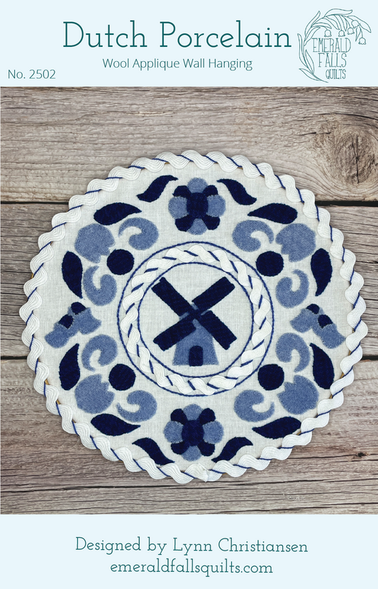 Dutch Porcelain Digital PDF Pattern