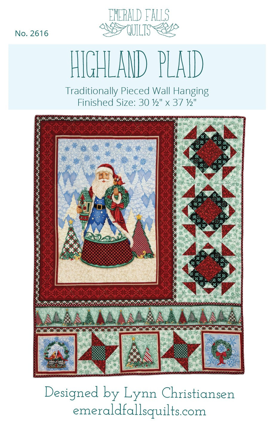 Highland Plaid Quilt Wall Hanging - Digital PDF
