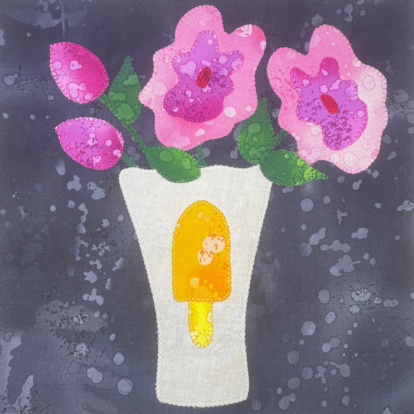 Rose Appliqué Pattern - DIGITAL PDF (Birthday Blooms-June)