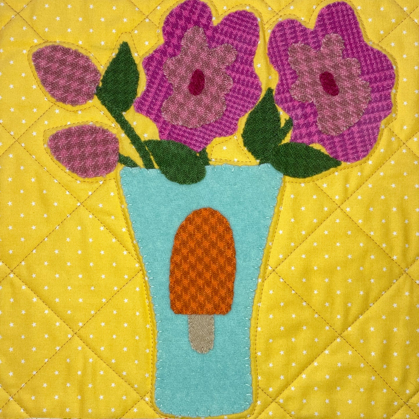 Rose Appliqué Pattern - DIGITAL PDF (Birthday Blooms-June)
