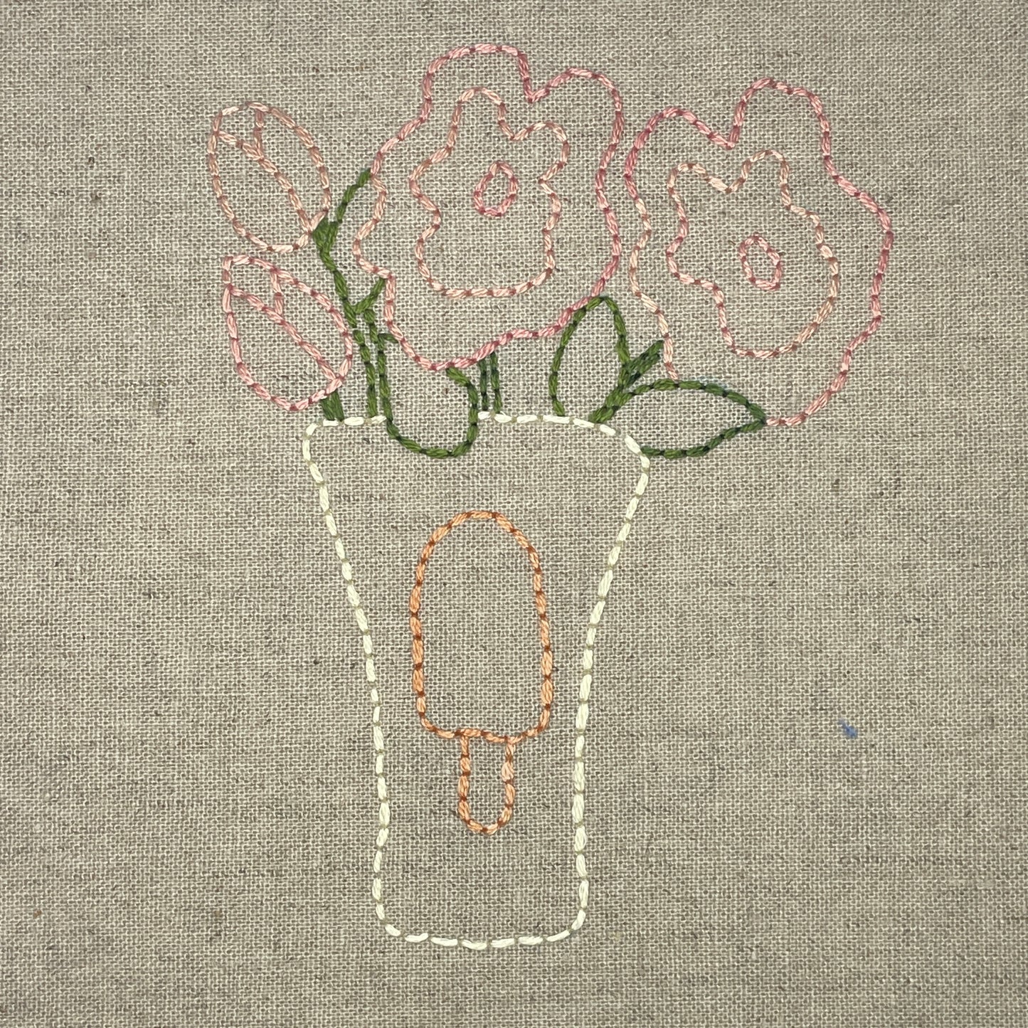 Rose Appliqué Pattern - DIGITAL PDF (Birthday Blooms-June)