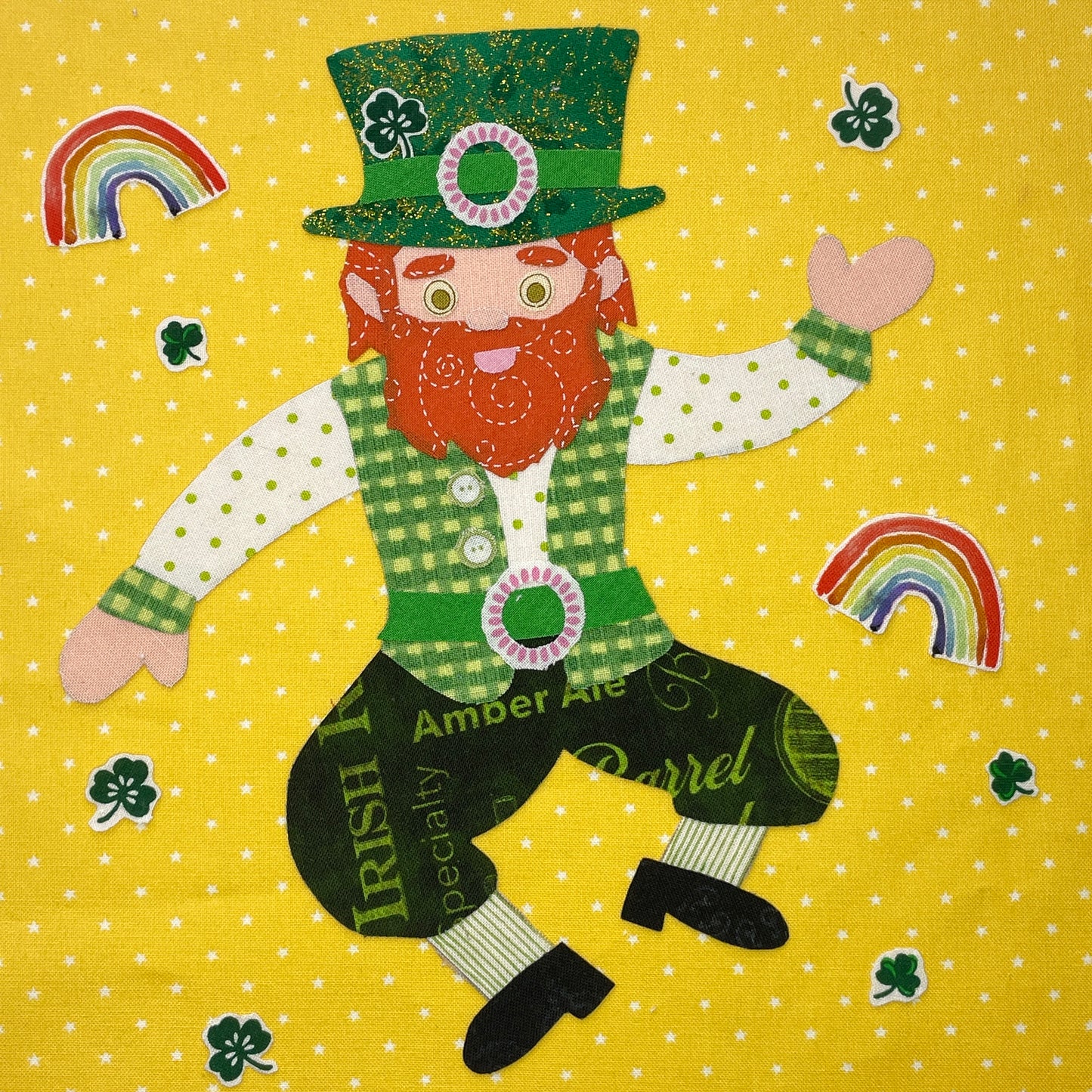 Leprechaun Mini Collage Pattern - DIGITAL PDF