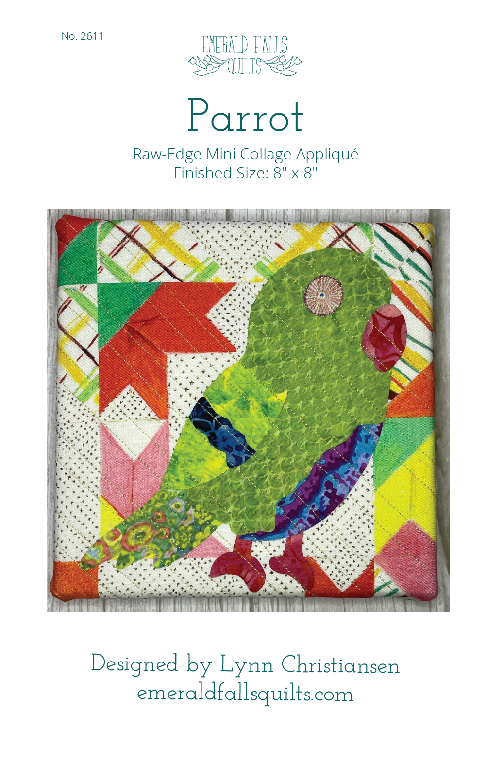 Parrot Mini Collage Pattern - DIGITAL PDF