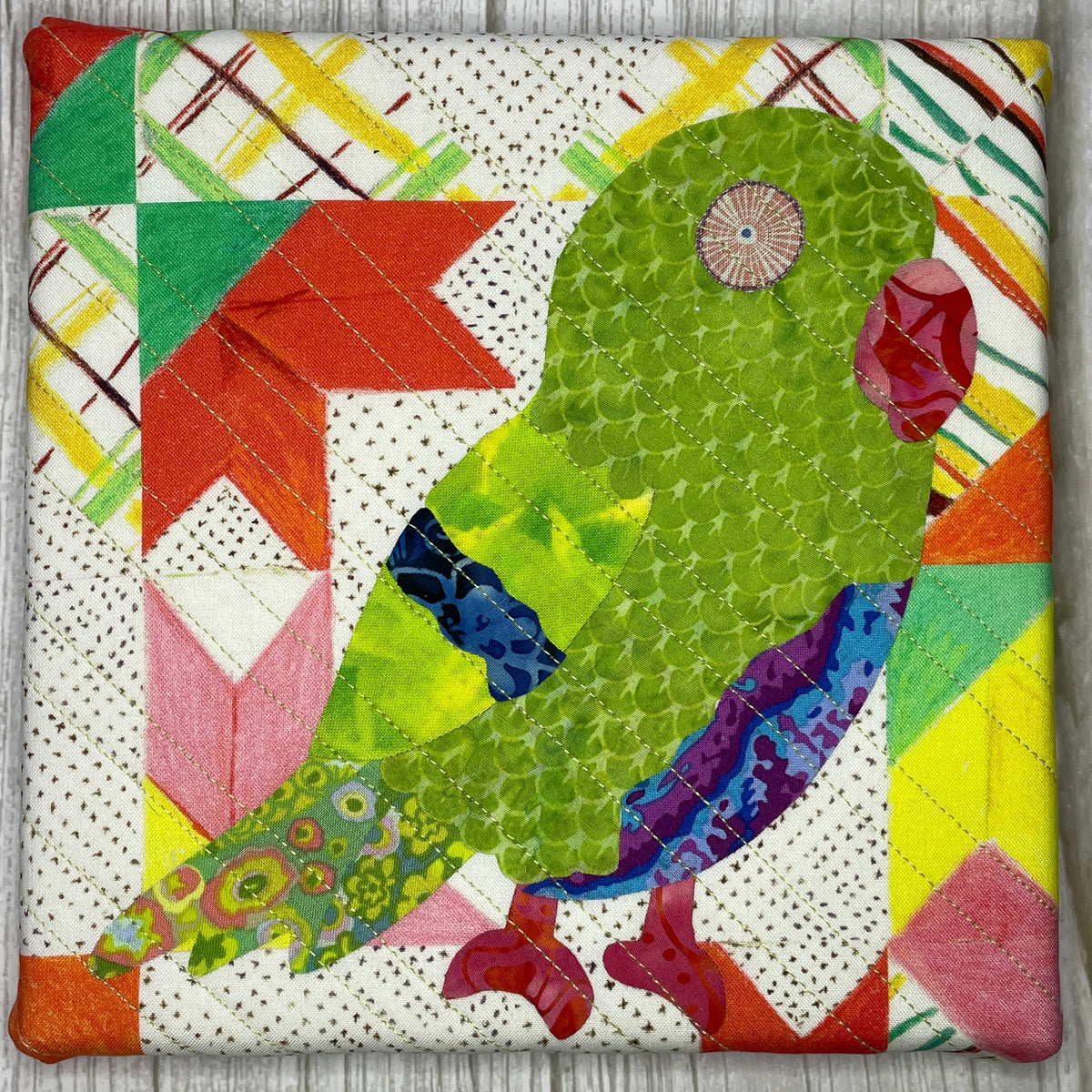 Parrot Mini Collage Pattern - DIGITAL PDF
