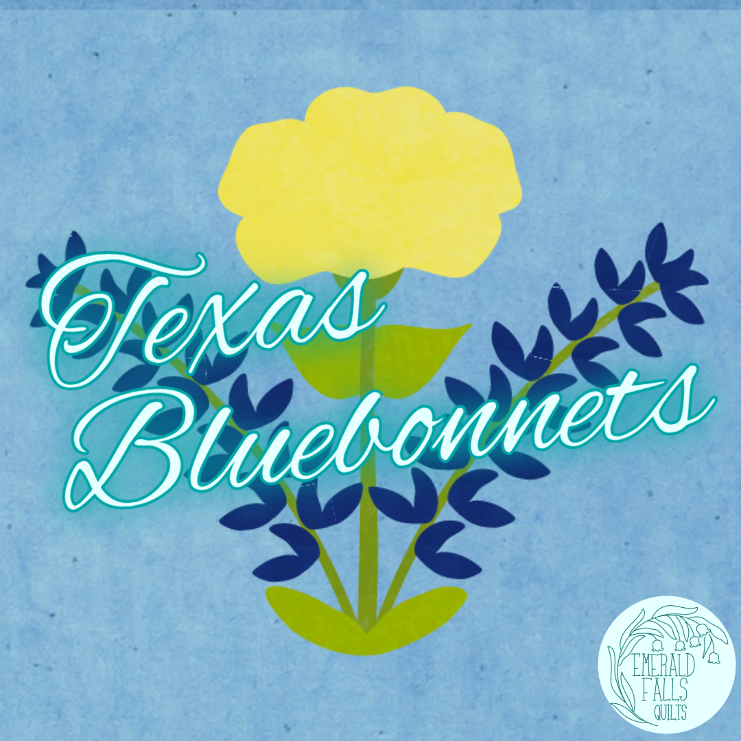 Bluebonnet 12" Digital PDF Block Pattern
