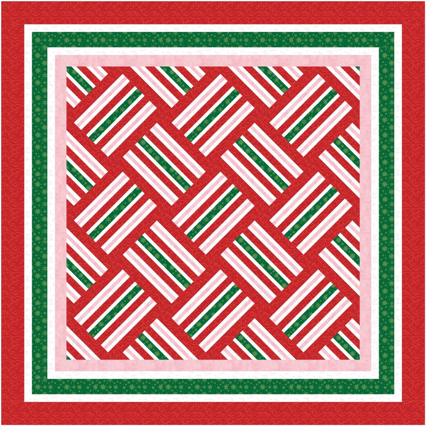 Ribbon Candy Digital PDF Pattern