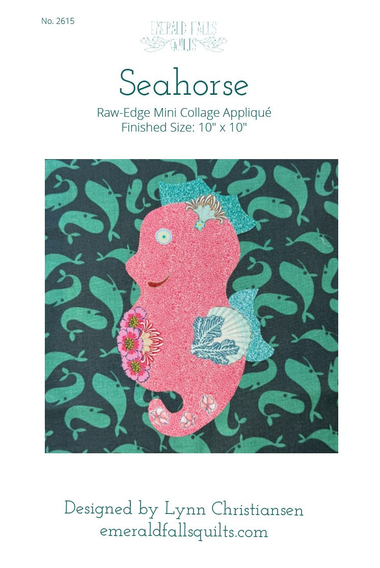 Seahorse Mini Collage Pattern - DIGITAL PDF