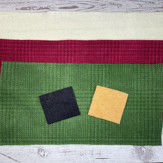 Snowman Ornament Wool Kit