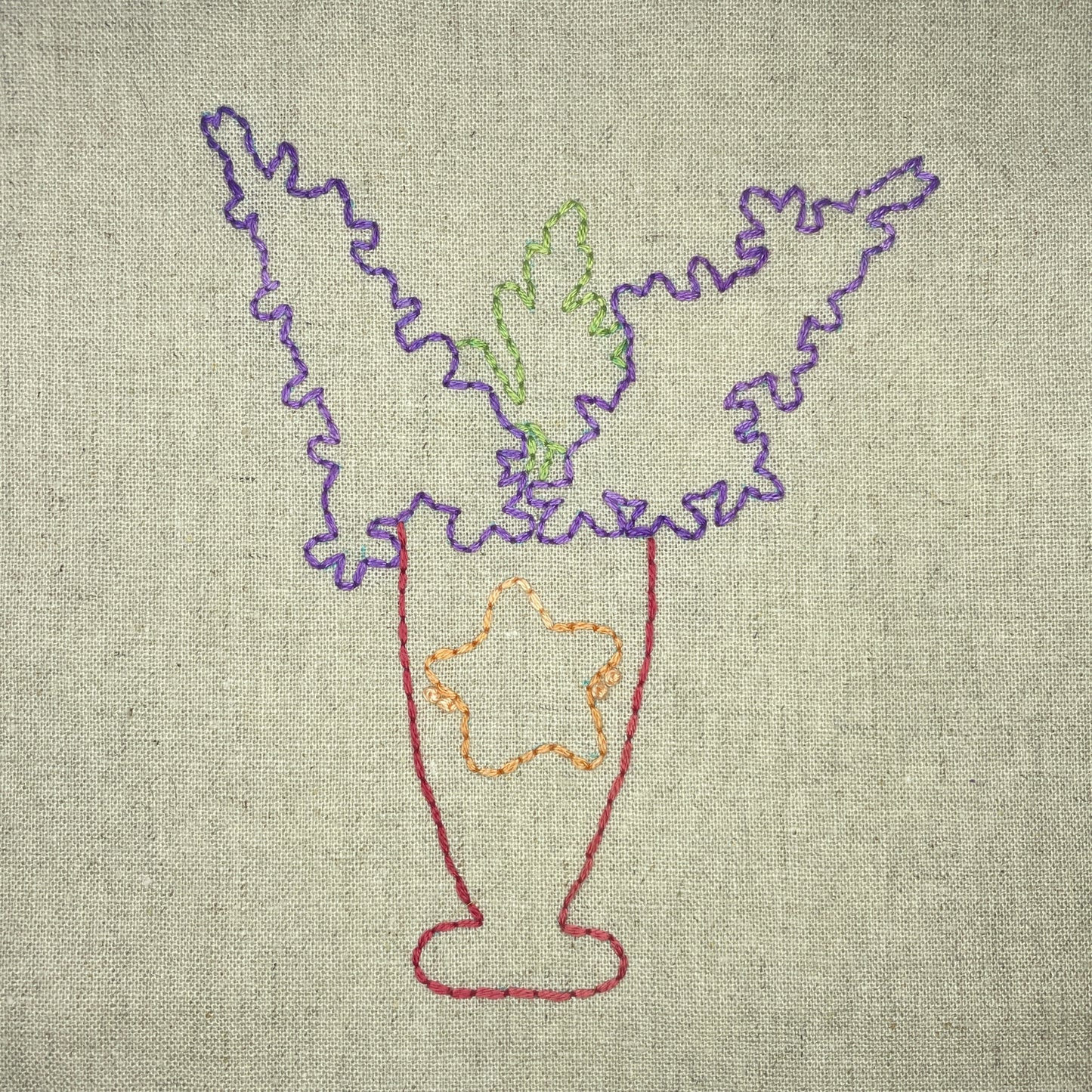 Larkspur Appliqué Pattern - DIGITAL PDF (Birthday Blooms-July)