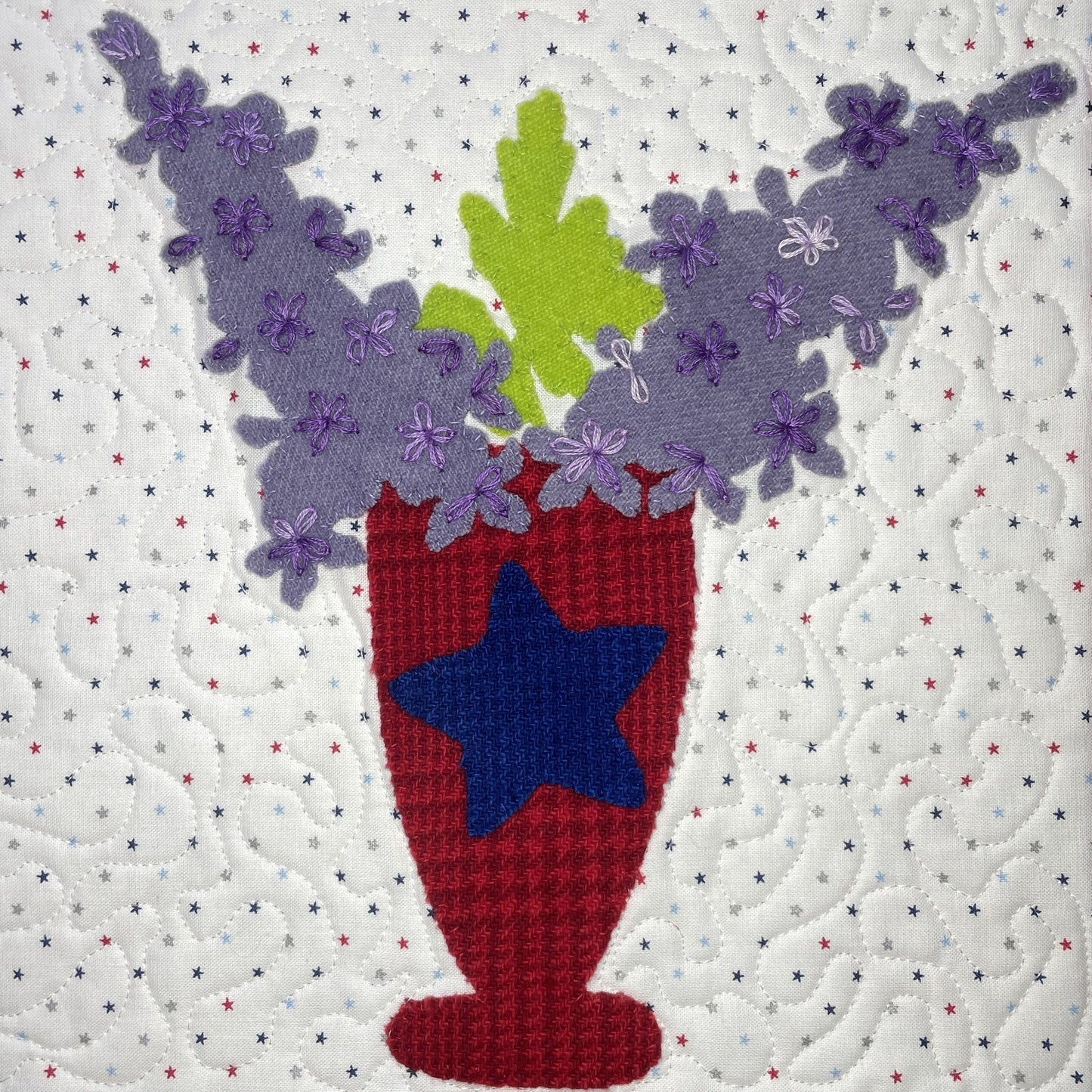 Larkspur Appliqué Pattern - DIGITAL PDF (Birthday Blooms-July)