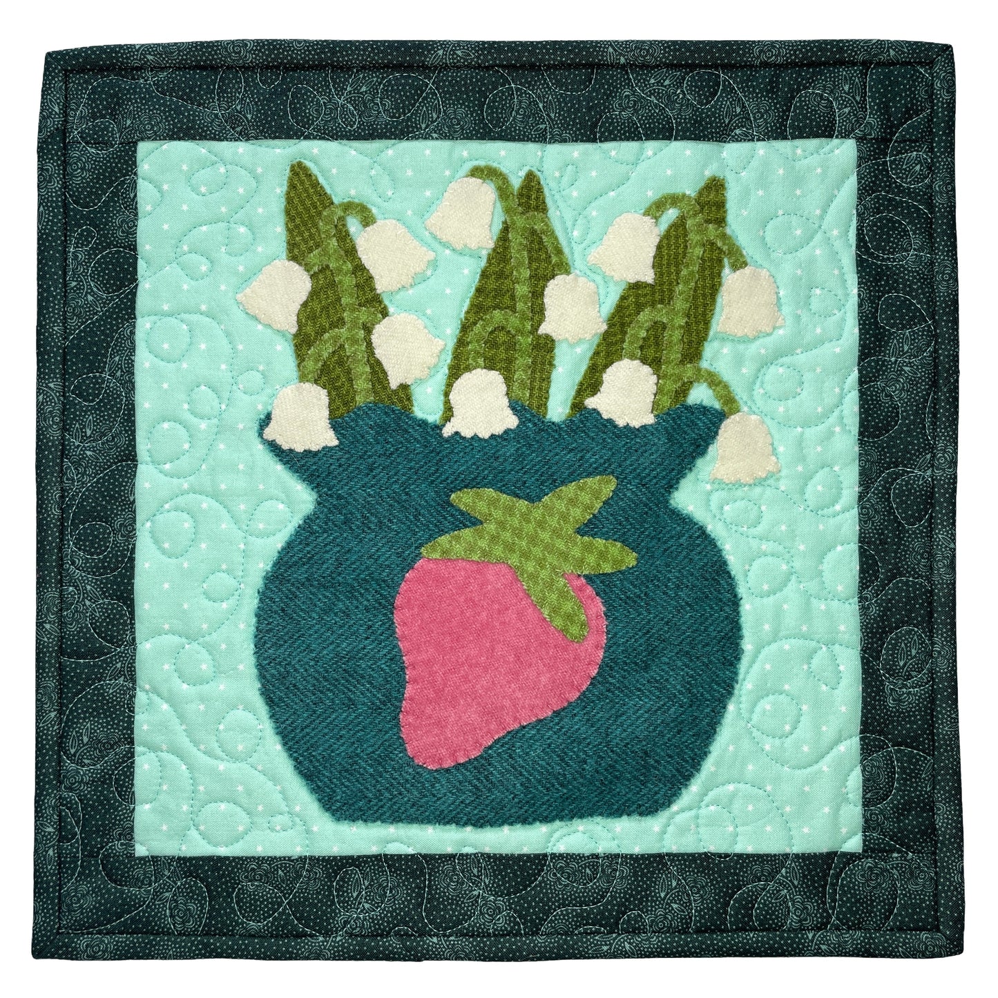 Lily of the Valley Appliqué Pattern - DIGITAL PDF (Birthday Blooms-May)