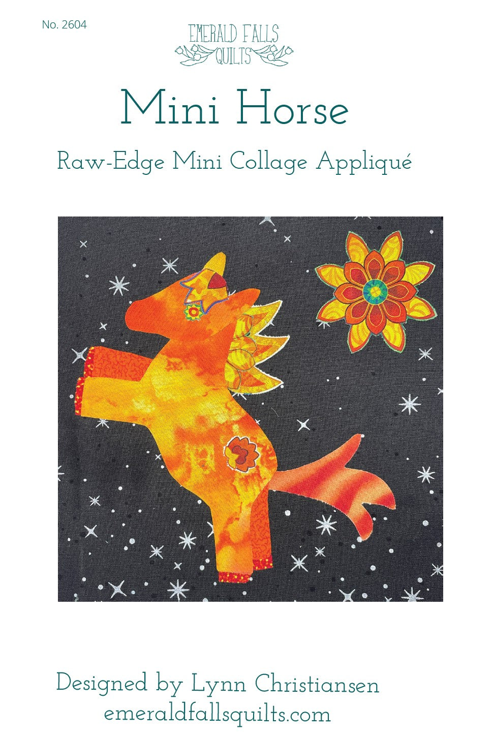 Fire Horse Mini Collage Pattern - DIGITAL PDF