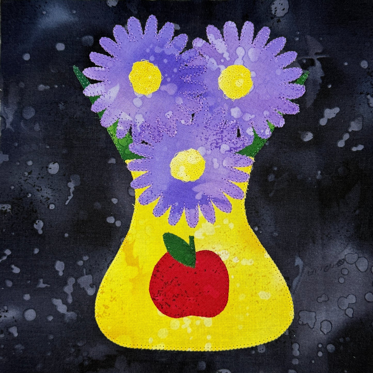 Aster Appliqué Pattern - DIGITAL PDF (Birthday Blooms-September)