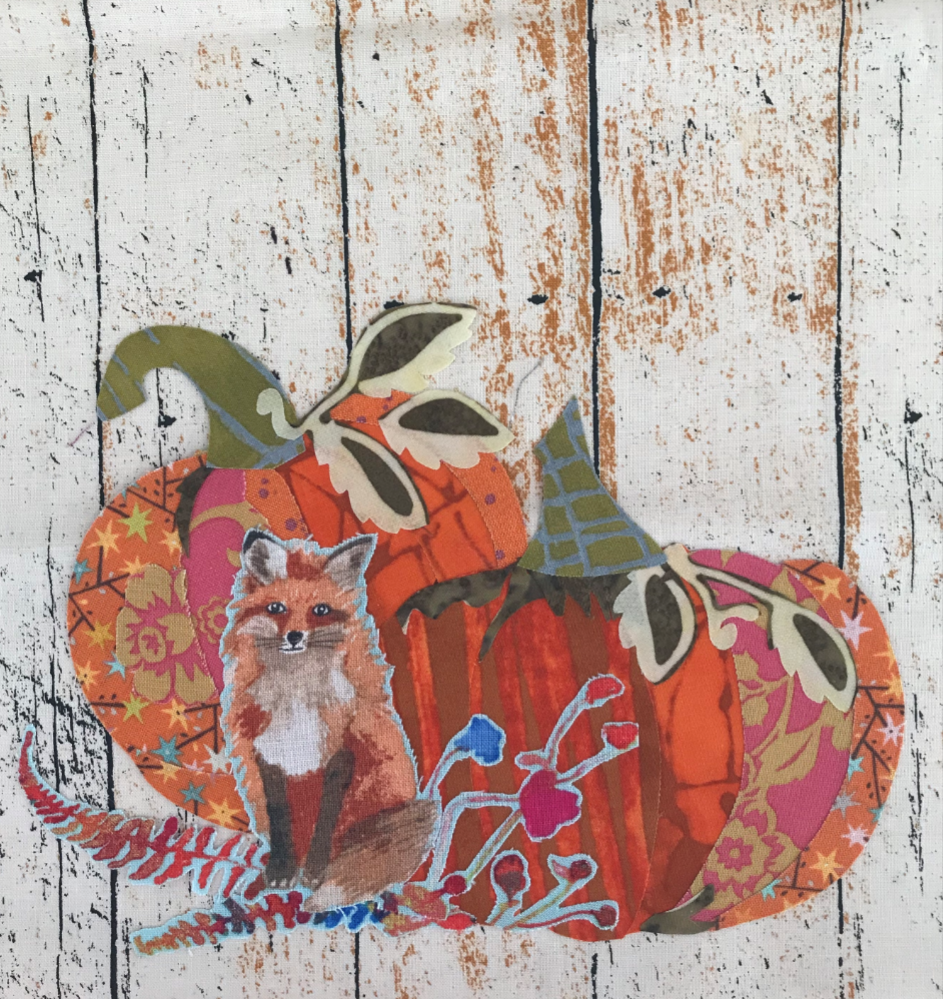 Whatevers! Pumpkin Collage Quilt Pattern by Laura Heine - PAPER