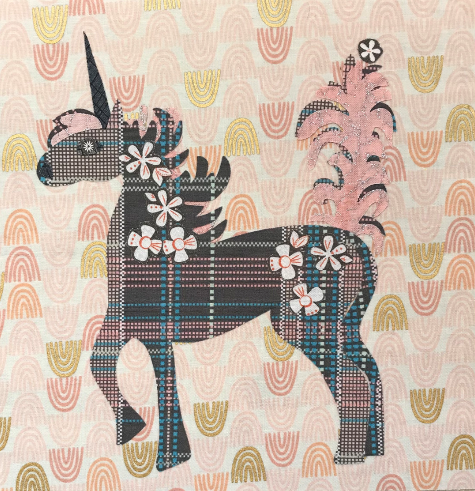 Whatevers! Unicorn Collage Quilt Pattern by Laura Heine - PAPER