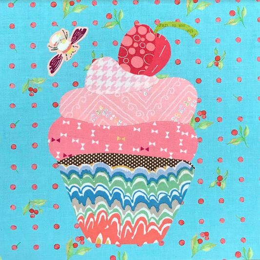 Whatevers! Cupcake Collage Quilt Pattern by Laura Heine - PAPER